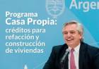 Anuncio de Alberto Fernández