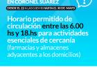Nuevas restricciones por Confinamiento hasta el 30 de mayo.