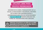 Primera dosis de la vacuna libre para todos los grupos de riesgo