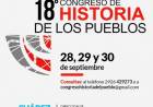 Cultura:  “18° Congreso de Historia de los Pueblos de la provincia de Buenos Aires”