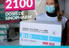 LLEGARON 2100 DOSIS DE SINOPHARM