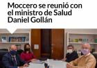 GestionarEsHacer: Moccero se reunió con el ministro de Salud Daniel Gollán
