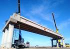 FINALIZÓ EL MONTAJE DE VIGAS EN LA AUTOPISTA RN 33 ENTRE BAHIA BLANCA Y TORNQUIST