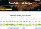 Pronóstico del tiempo oficial para Coronel Suárez y la región.