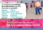 Vacunate Suárez: Ampliamos el horario de la entrega de credenciales de personas que registran vacunación Covid-19