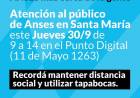 Anses Más Cerca de la Gente: Atención al público en el Punto de Contacto de Anses en Santa María