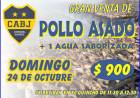 El Club Atlético Boca Juniors realiza una gran venta de pollo asado