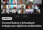 Coronel Suárez y Schwabach trabajan por objetivos ambientales