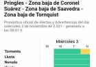 Alerta por tormenta