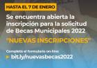BECAS MUNICIPALES 2022
