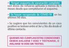No deberán aislarse los contactos estrechos vacunados asintomáticos