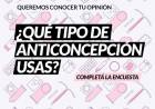 ¿Qué tipo de anticoncepción usas?