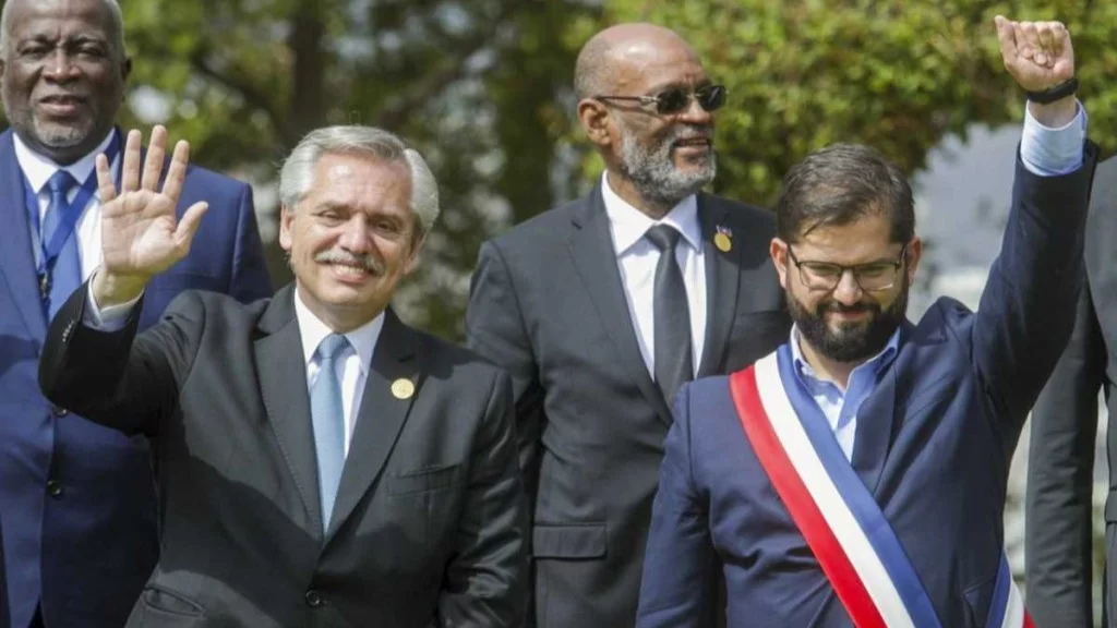 Alberto Fernández se reúne con el mandatario chileno Gabriel Boric