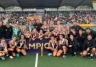 Las Leonas recibieron el trofeo de la Pro League 2022 tras el triunfo ante India