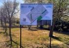 Se instaló un cartel con el plano de Huanguelén con información de referencia y de servicios turístico