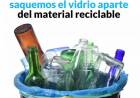 En estas fiestas saquemos el vidrio aparte del material reciclable