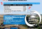 Balneario Municipal “Samuel Davies” tarifas vigentes temporada de verano 2023