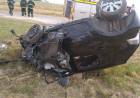 Vuelco en la ruta 72: un suarense resultó herido