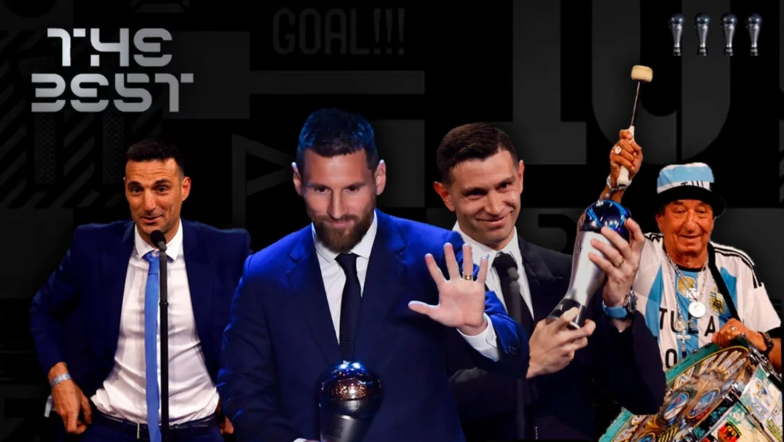 The Best, 100% argentino: ganaron Messi, "Dibu", Scaloni y la hinchada