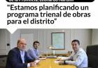 Reunión con el ministro de Infraestructura bonaerense