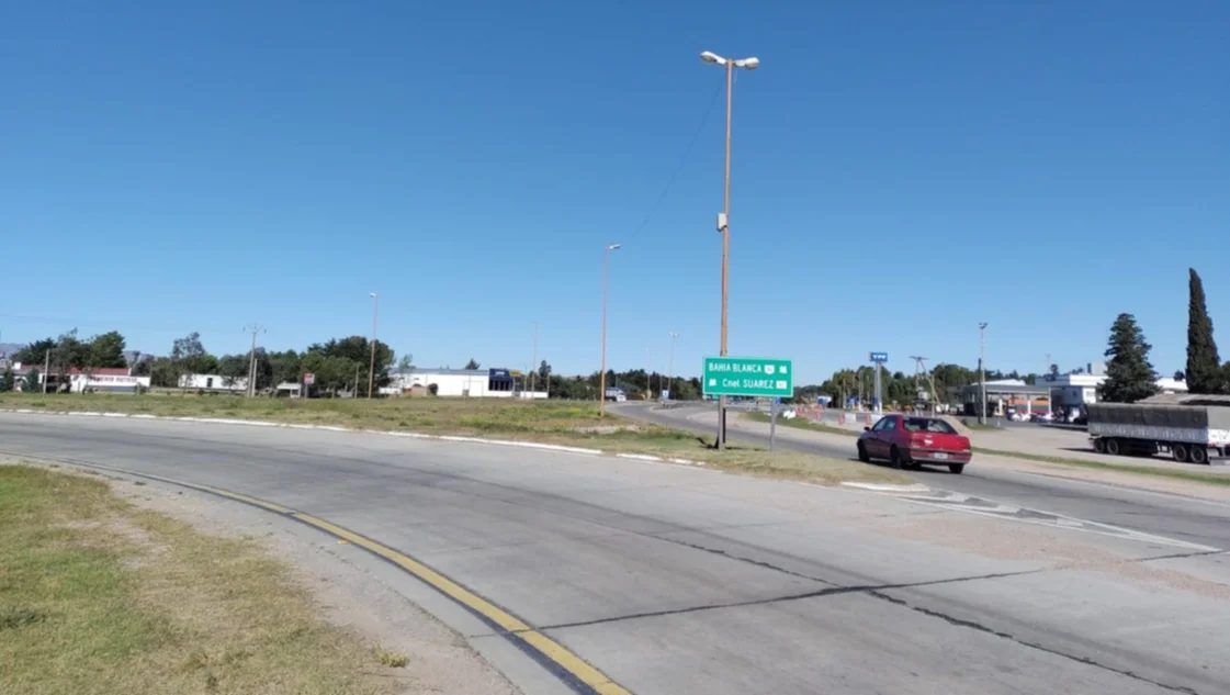 Pigüé: nación dotará de nueva iluminación a la rotonda de las rutas 33 y 67