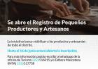 Se abre el Registro de Pequeños Productores y Artesanos