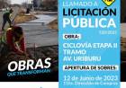 Licitación Pública: “Ciclo Vía Etapa II -Tramo Av. Uriburu”