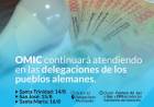 La OMIC continuará atendiendo en las delegaciones de los pueblos alemanes