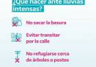 Como actuar frente a lluvias intensas