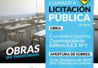 Avanaza la construcción del nuevo edificio para la Escuela de Educación Secundaria N° 1