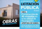 "Construcción 40 viviendas en la localidad de Huanguelén–Partido de Coronel Suárez”