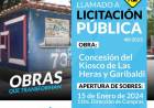 Licitacion Publica Obra: “Concesión del Kiosco Las Heras y Garibaldi”