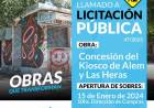 Licitacion Publica Obra: “Concesión del Kiosco Las Heras y Alem”