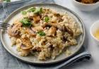 Receta de risotto cremoso de hongos: exquisito y reconfortante