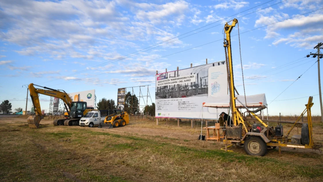 Comenzaron los trabajos para una obra energética fundamental para la zona