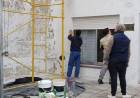 CFL: comenzaron las tareas de revestimiento exterior del CAPS y la delegación de Pueblo San José