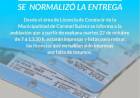 Se normalizo la entrega de licencias