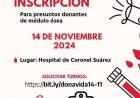 ¡Sumate a la Campaña de Donación de Sangre y Compatibilidad para Donación de Médula Ósea! 