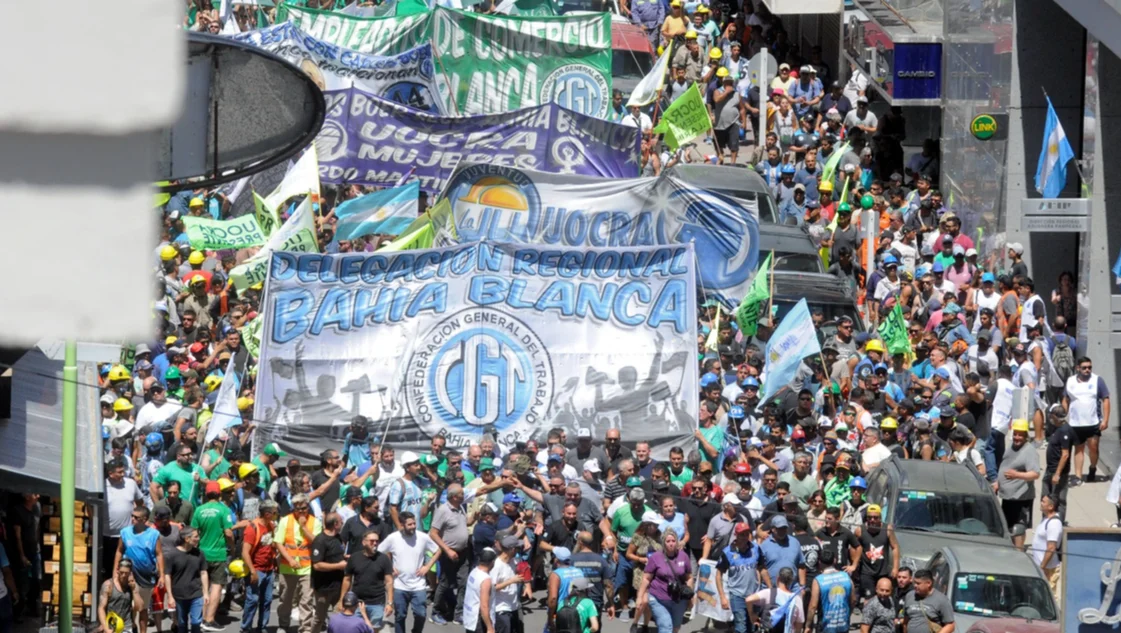 Arrancó el tercer paro general de la era Milei