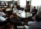 Moccero recibió a la Comisión Vial por la crítica situación de los caminos rurales