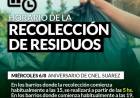Servicio de recolección de residuos domiciliarios MIÉRCOLES 6 DE AGOSTO