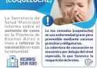 ALERTA EPIDEMIOLÓGICA: AUMENTO DE CASOS DE TOS CONVULSA (COQUELUCHE)
