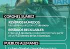 Recolección de residuos durante Año Nuevo