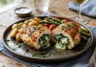 Pechuga rellena de espinaca y queso en sartén: opción fácil y rápida
