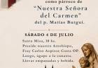 El P. Matías Burgui iniciará su ministerio pastoral como párroco de Nuestra Señora del Carmen