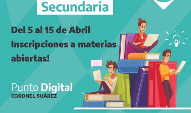 Atención inscriptos en el programa Terminá la Secundaria⠀