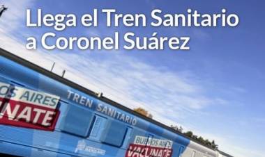Llega el Tren Sanitario a Coronel Suárez