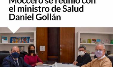 GestionarEsHacer: Moccero se reunió con el ministro de Salud Daniel Gollán