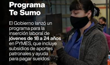 LANZAMIENTO DEL PROGRAMA “TE SUMO”