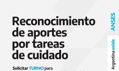 “Reconocimiento de aportes por tares de cuidado”⠀